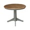 International Concepts Round 36 in Rd Top Ped Table, 12 in Leaf, Dining Ht, Hickory/Stone, 36 W, 48 L, 30.1 in H, Wood K41-36RXT-27B - alternate 3